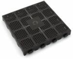 FLOMAT s. r. o Linea Combi perforált műanyag csempe 40 x 40 x 4, 8 cm, sötétbarna