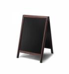 Jansen Display Fa A palatáblával 55 x 85 cm, sötétbarna