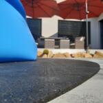  Párnázó alátét Poolpad 288, 6 x 288, 6 x 0, 8 cm, fekete