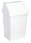 Merida Szemeteskuka fedeles műanyag 50 l, fehér