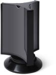 Jansen Display Forgó menüállvány háromoldalas, DL formátumú (22 × 9, 9 cm-hez), fekete
