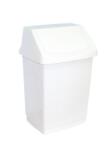 Merida Szemeteskuka fedeles műanyag 15 l, fehér