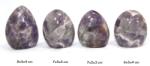  Ametist Chevron Mineral Natural Rulat - 6-8 x 5 x 3-5 cm - ( XXL ) - 1 Buc