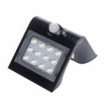 Eko-Light Napelemes kerti lámpa BUTTERFLY LED fali lámpa IP65 1.5W 4000K érzékelő fekete Eco-Light (EKOLIG1434)