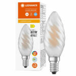 OSRAM LED gyertyakörte E14 BW40 3.4W = 40W 470lm 4000K semleges 300° CRI90 izzószálas Tejszerű fényerőszabályzó LEDVANCE Superior (4058075758421)