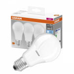 OSRAM 3db LED izzó E27 A60 10W = 75W 1055lm 4000K semleges 200° OSRAM alap (4058075819573)