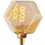 Polux Dekoratív LED izzó E27 FILAMENT LB160 4W 260lm 1800K 320° DecoVintage Amber GOLDLUX (Polux) (SANLED0624)
