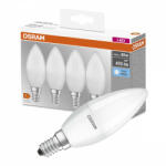 OSRAM 4PAK LED izzó E14 B35 5, 5W = 40W 470lm 4000K semleges OSRAM alap (4058075819610)