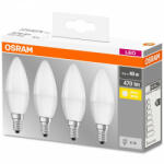 OSRAM 4PAK LED izzó E14 B35 5W = 40W 470lm 2700K 300° OSRAM (4058075819474)