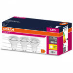OSRAM 3PAK LED izzó GU10 4.5W = 50W 350lm 2700K meleg 36° OSRAM ÉRTÉK (4058075497443)