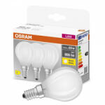 OSRAM 3db LED izzó Gömb E14 P45 5.5W = 60W 806lm 2700K 300° Izzószál OSRAM (4058075592599)