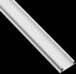 KM Lumiled Eloxált alumínium profil LED KM24 Silverhez Felületre szerelt 1m (PRKM0058)