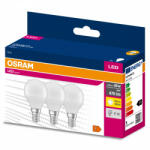 OSRAM 3db LED izzó Gömb E14 P45 4.9W = 40W 470lm 3000K 200° OSRAM (4058075627222)