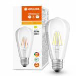 OSRAM Edison LED izzó E27 ST64 5.8W = 60W 806lm 4000K Semleges 300° CRI90 Izzószál szabályozható LEDVANCE Superior (4058075758124)