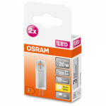 OSRAM LED G4 KAPSZULÁS izzó 1.8W = 20W 200lm 2700K 300° OSRAM Star 2PAK (4058075449800)