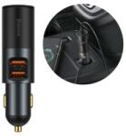 Baseus 12V BASEUS, 120W, 2xUSB-A + извод за запалка, Cigarette Lighter Expansion, CCBT-D0G