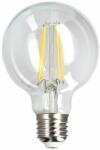 Edo Solutions Bec decorativ cu filament LED DARI, 7W, E27, 3000K, 806lm, 230V, CLEAR G80, EDO777631
