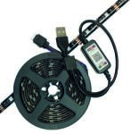 Life Light Led RGB Led szalag, USB csatlakozós Led szalag csomag, 2 méter RGB szalag + Bluetooth vezérlő, 5V. Life Light Led 2 év garancia! (LLSZIP655050USB5V30LBLUET2MRGB)