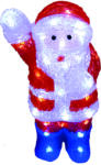 Life Light Led Világító télapó figura IP44, kültérre is! 36x23x40 cm, 48 db hideg fehér Leddel, kék lábbal. Life Light Led 2 év garancia! (LLKIP44SANTA36CMBLUE)