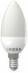 INESA Led gyertya égő 3W, 250 Lumen, közép fehér 4000K, 25W izzó helyett, E14 foglalat. Nem vibrál a fénye! (LLGY3WE1460622K4000)
