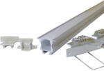 Life Light Led Alusín Led profil 2 méter. Design világításhoz. 2 méter sín + tejes takaró. A rögzítő és a végzáró nem tartozék! 19 mm magas, nem látszik a 120/240 Led Chip (LLLSZASIN2MGKTEJSZ)