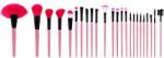 Tools For Beauty Set pensule profesionale pentru machiaj, 24 buc. , roz - Tools For Beauty