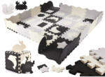  Habszivacs puzzle, 36 darabos 3D játszószőnyeg - szürke-ekrü-feke (KX6268)