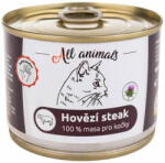  All Animals cons. macskáknak marhahús steak 200g