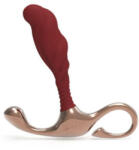 ZINI Janus Lamp Iron Prostate Massager M - szilikon, vízálló prosztata izgató - 10, 4 cm (arany-bordó)