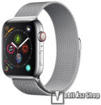 DEVIA ELEGANT okosóra milánói szíj - EZÜST - fém ötvözet, mágneses - APPLE Watch Series 1/2/3 38mm / 4/5/6/SE 40mm / 7/8/9 41mm - 1-5325045 (1-5325045)