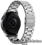 Spigen MODERN FIT okosóra szíj - EZÜST - 22mm széles, rozsdamentes acél - HUAWEI Watch GT 3 46mm / GT 3 Pro 46mm / Watch 3 46mm / Watch 3 Pro 48mm / SAMSUNG Watch3 45mm / Xiaomi Watch S2 / Amazfit GTR 4 46mm