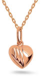 Heratis Forever Medál rózsaszín aranyból szív mintával IZ30125MR