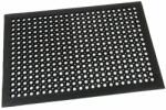 FLOMAT Dirt Catcher gumi tisztítószőnyeg 60 x 90 x 1, 4 cm, fekete