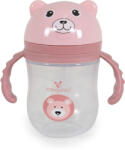 Cangaroo Чаша със сламка Cangaroo - Berry, 240 ml, Розова (110042) - kindermarket