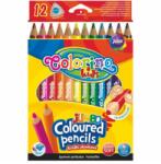 Colorino Kids JUMBO háromszögű vastag 12 db-os színes ceruzakészlet 51859PTR (51859PTR)