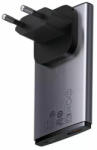 Baseus GaN5 Pro Ultra-Slim Fast Charge Incarcator Retea 65W Gri cu Cablu USB-C Inclus (CCGP150113)