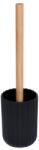 BISK Erga Preto, álló WC kefe 91x91x335mm, fekete, ERG-08298 (ERG-08298)