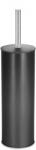 BISK Erga Basic, álló WC kefe, matt fekete, ERG-07510 (ERG-07510)