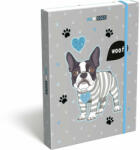 Lizzy Card We Love Dogs Woof füzetbox A/5, kutyás