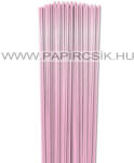  Rózsaszín METÁL, 3mm-es quilling papírcsík (120db, 49cm)