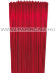  Piros METÁL, 5mm-es quilling papírcsík (100db, 49cm)