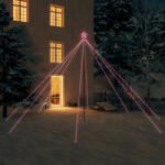 vidaXL kül- és beltéri színes karácsonyfa világítás 800 LED-del 5 m (328756)