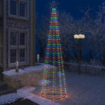 vidaXL kúp alakú karácsonyfa 400 színes LED-del 100 x 360 cm (51291)