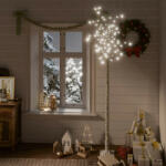 vidaXL 200 LED-es bel-/kültéri hideg fehér fűzfa karácsonyfa 2, 2 m (328685)