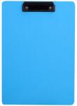 DELI Clipboard simplu A4, Deli F752 02, albastru neon (DLEF75202A)