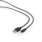 Gembird CABLU alimentare si date GEMBIRD, pt. smartphone, USB 2.0 (T) la Lightning (T), 1m, negru, "CC-USB2-AMLM-1M" (timbru verde 0.08 (CC-USB2-AMLM-1M)