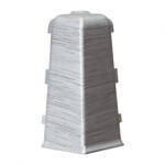 Arbiton Külső sarokelem Indo 7 cm-es parkettaszegélyléchez: Alumínium színű (2 db) (187276073000000631 - INDO - 41 - ALU LIGHT)