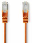 Nedis Cablu Cat 5e | SF/UTP | RJ45 (8P8C) Plug | RJ45 (8P8C) Plug | RJ45 (8P8C) Plug | 1.50 m | Rotund | PVC | Portocaliu | Pungă de plastic (CCGP85121OG15)
