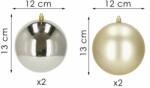  Ca1184 Globuri pentru pom de Crăciun 12 cm 4 buc (CA1184)
