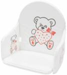 New Baby Tampă moale pentru scaun de masă din lemn New Baby - Urs (51805) Scaun de masa bebelusi